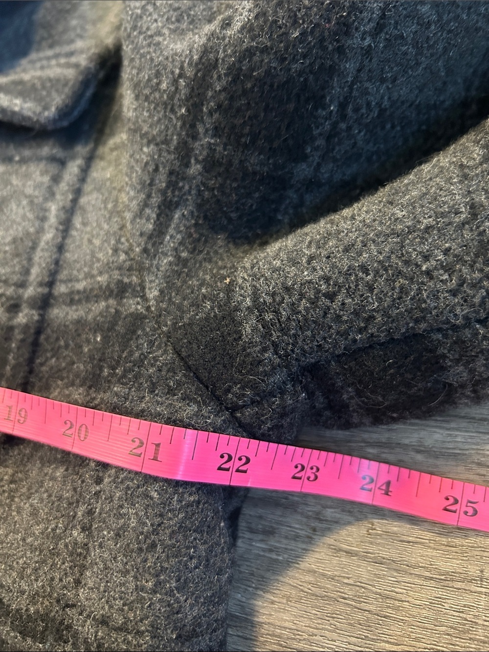 Projek Raw Wool Blend Plaid Bomber Jacket Gray Black Utility Zip Snap Men’s L - Picture 12 of 13